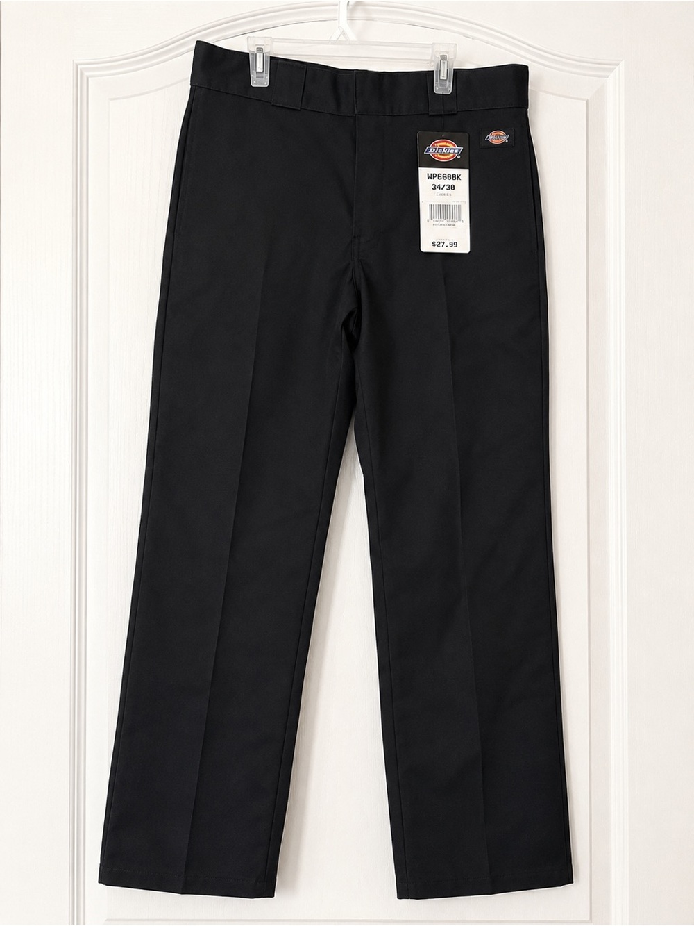 Dickies WP660 Black Work Pants 34x30 NWT Straight Leg